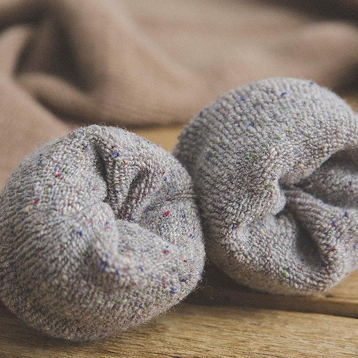 Thick Terry Wool Socks Women