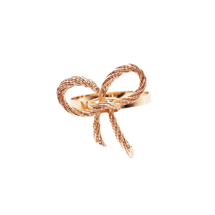 High-quality Cute Bow Pattern Napkin Ring For Bar Christmas Decoration