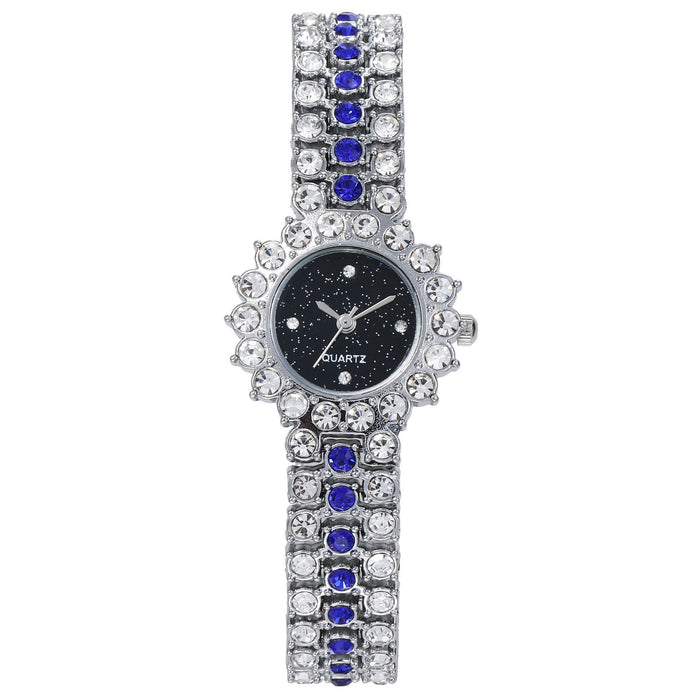 Women Watch Rhinestone Steel Quartz Fashion Wristwatch LLZ13856