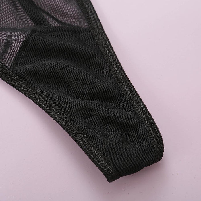 Women Sexy Hot Lingerie Halter Corset Underwear Set