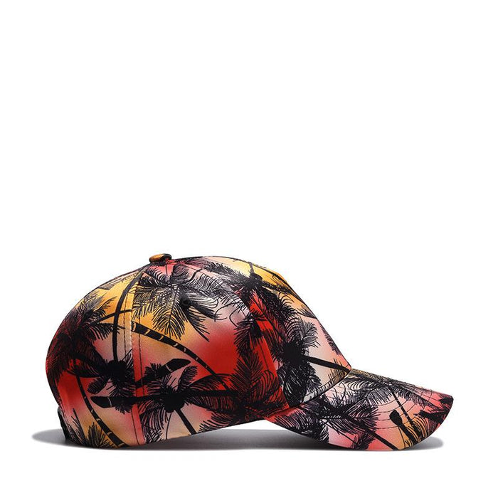 New Baseball Hat Trend Coconut Pattern Printed Sunshade Hat