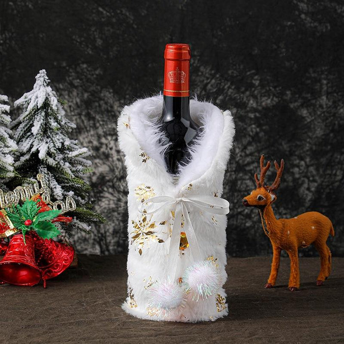 Christmas Decorative Wine Bottle Cover Bag