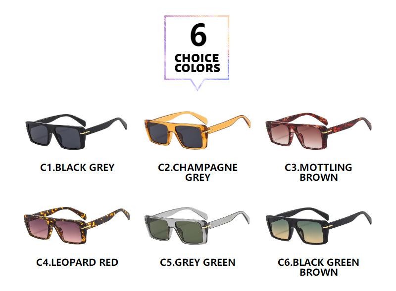 Square retro simple light luxury Sunglasses
