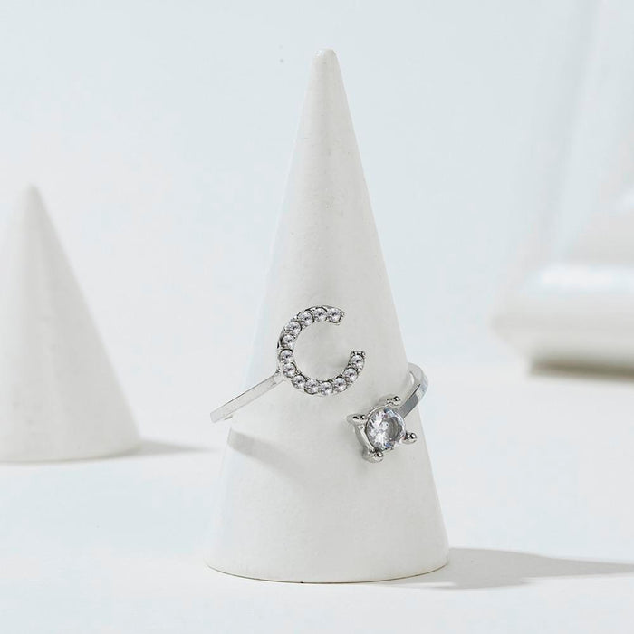 A-Z Letter Adjustable Opening Rings