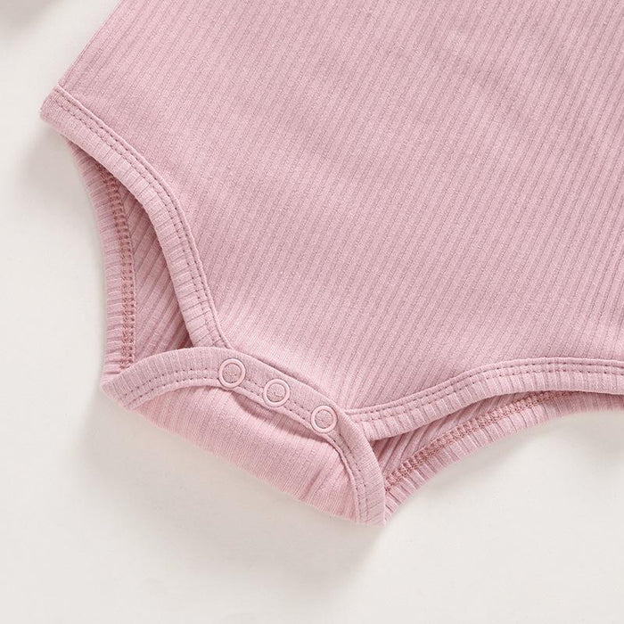 Newborn Clothes Baby Solid Color Romper