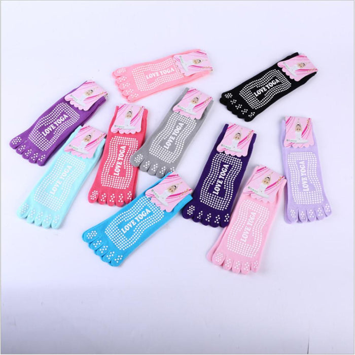 Cotton Yoga Cute Five-finger Socks