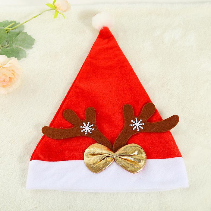 Red Velvet Padded Christmas Hat