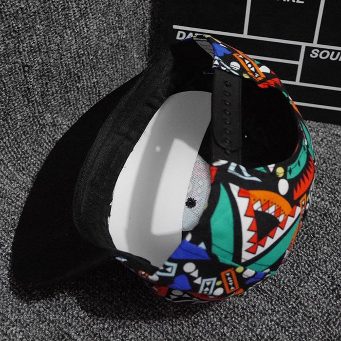 Parent-Child Alphabet Embroidered Flat Brim Hip Hop Kids Sunshade Baseball Cap