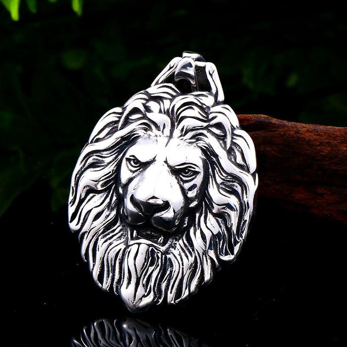 Stainless Steel Lion Jewelry Pendant Only, No Necklace