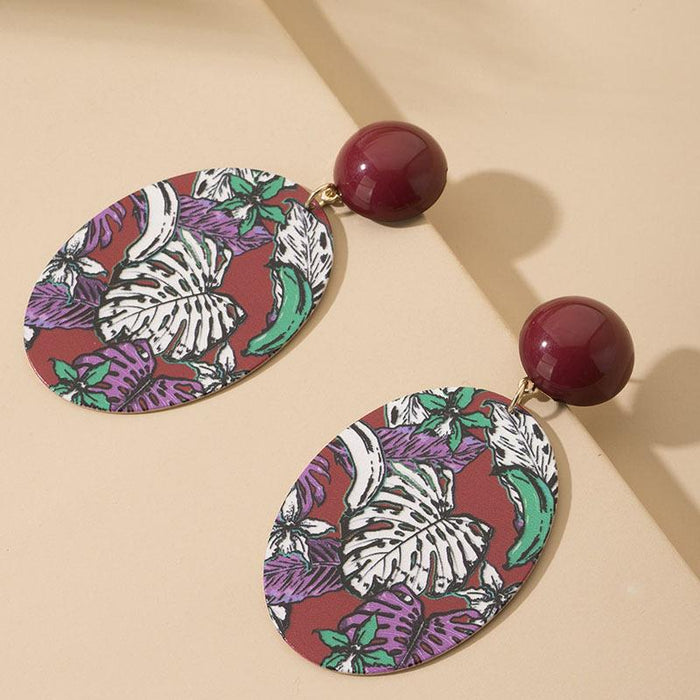 New Print Vintage Fashion Earrings