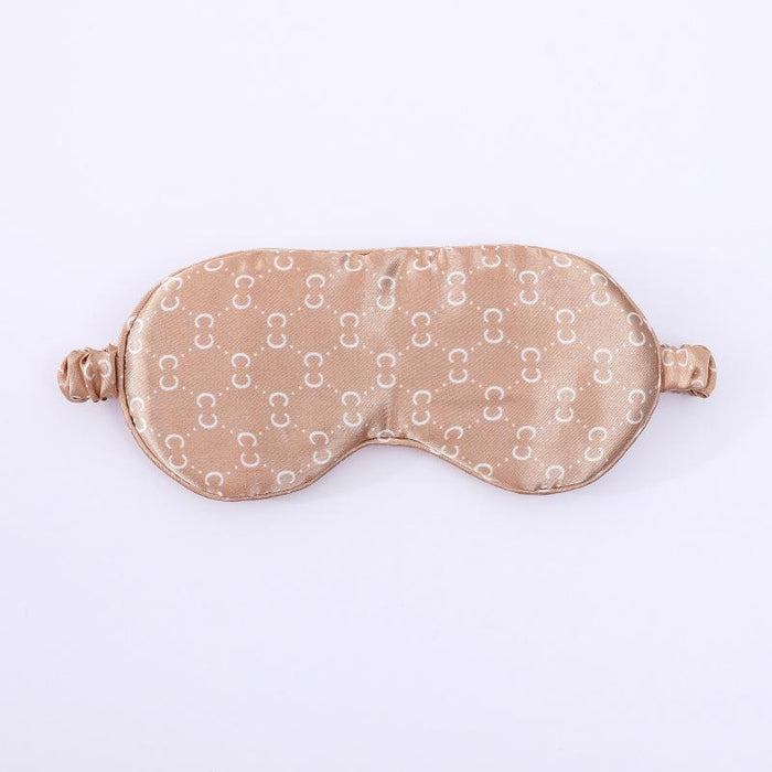 Breathable Soft Leopard Print Eye Protection Eye Mask