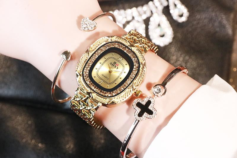 Women Watches Ladies Bracelet Watch Quartz Dress Wristwatch