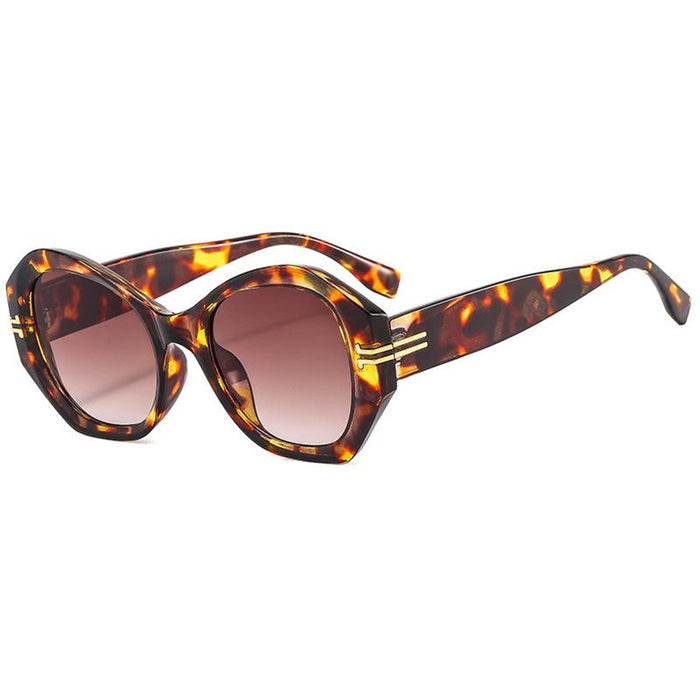Irregular geometric personality light luxury Sunglasses