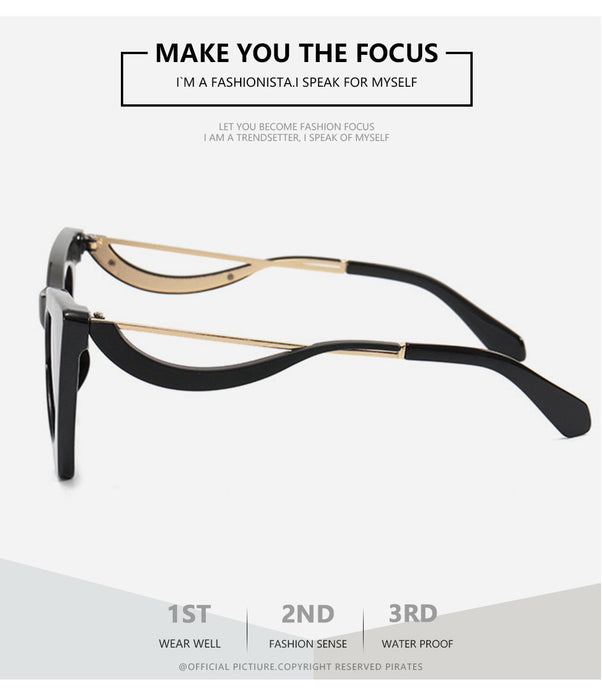 New cat's Eye Sunglasses damp Sunglasses UV protection