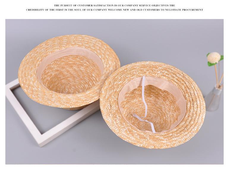 Summer Boys and Girls Bow Princess Beach Straw Hat