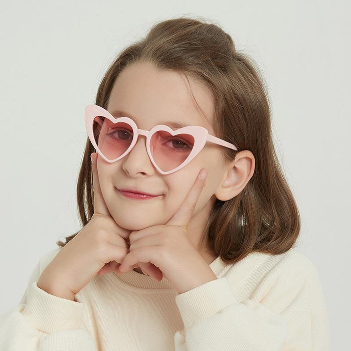 Children's Sunglasses peach heart Sunglasses