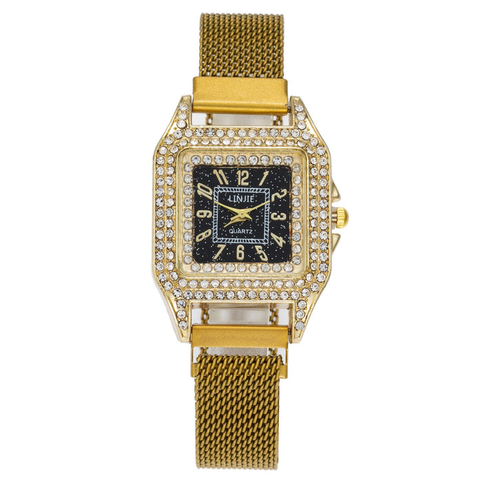 New Stainless Steel Women Wristwatch Quartz Fashion Casual Clock LLZ20033