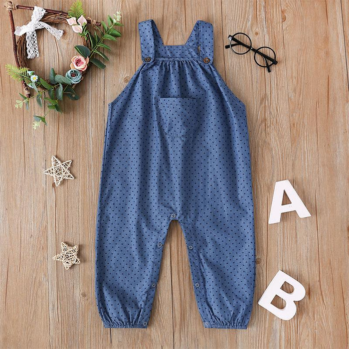 Kids Fashion Suspenders Jumpsuit