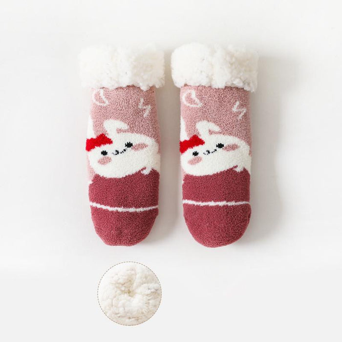 Winter Baby Cartoon Christmas Socks