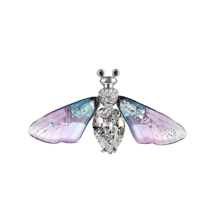 Transparent Wings Dragonfly Brooch Clothing Accessories Butterfly Corsage Bee Pin