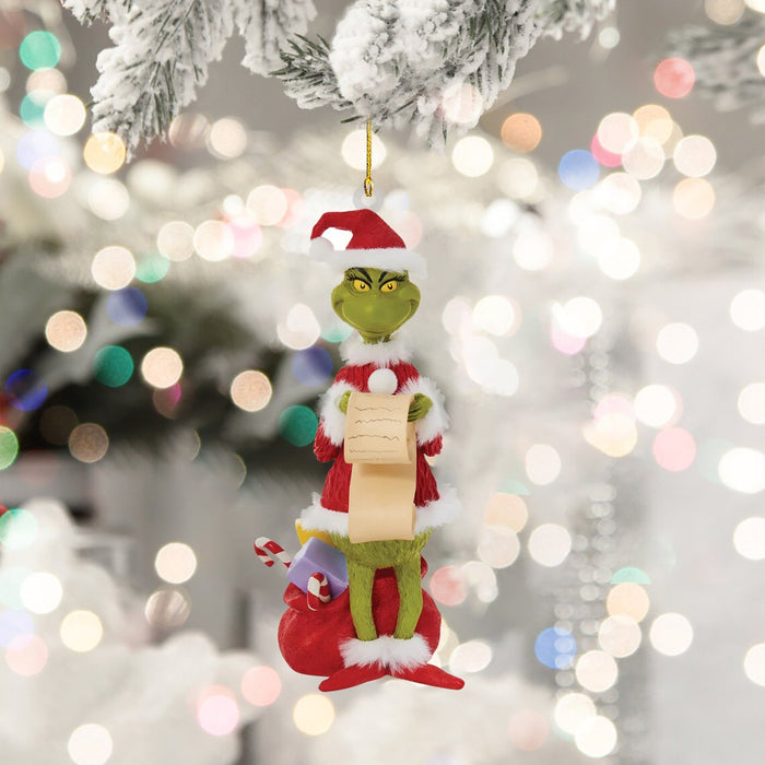 Green Headdress Grinch Christmas Tree Pendant Decoration