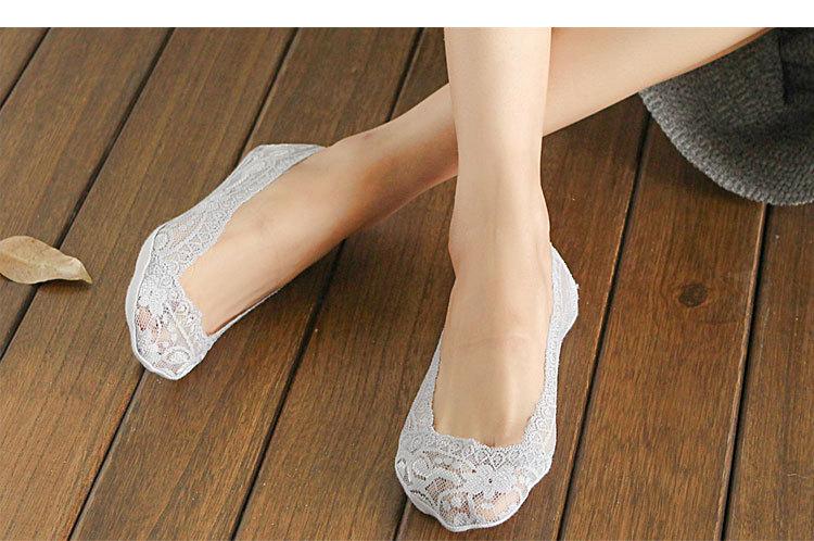 New Lace Invisible Socks Leisure Women's Boat Socks