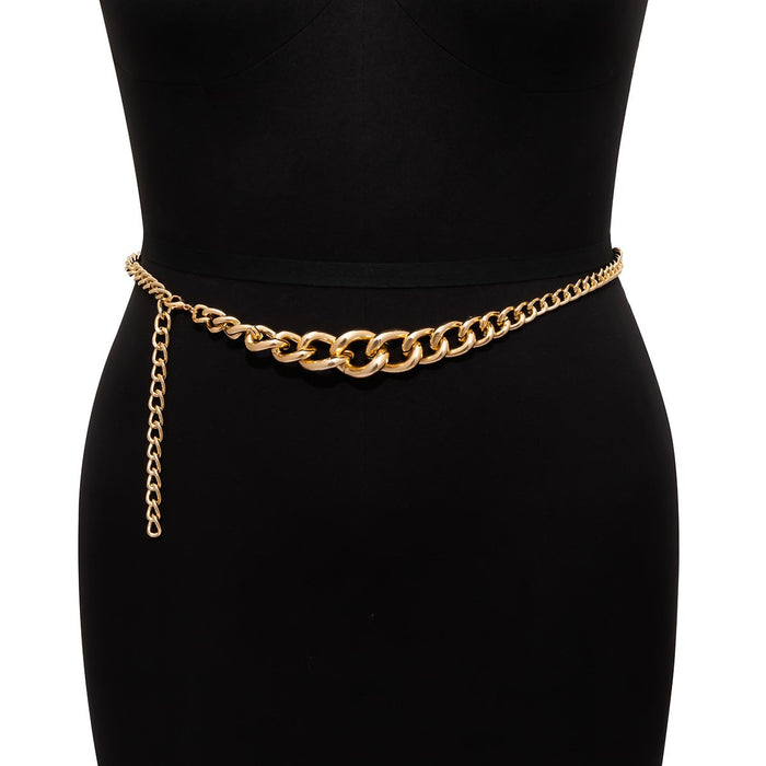 Retro Simple Geometric Women's Single Layer Body Chain