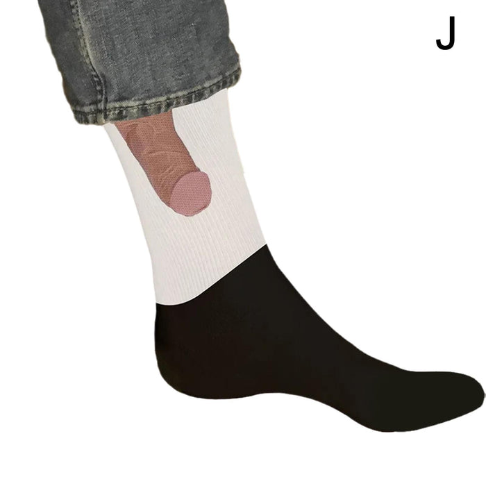 Show Off Funny Penis Socks for Men Novelty