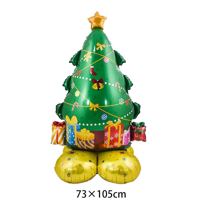 Jumbo Gingerbread Man Foil Christmas Balloon
