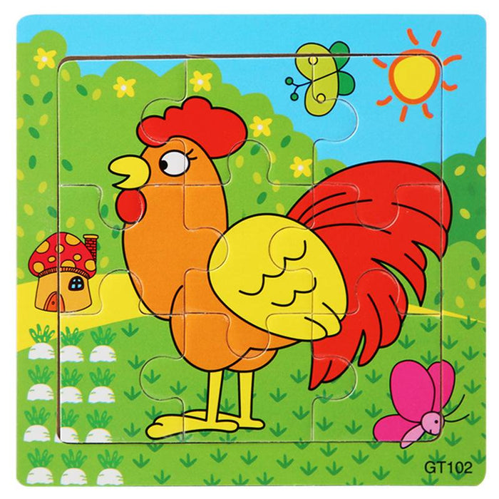 Small Wooden Jigsaw Puzzle for Children
