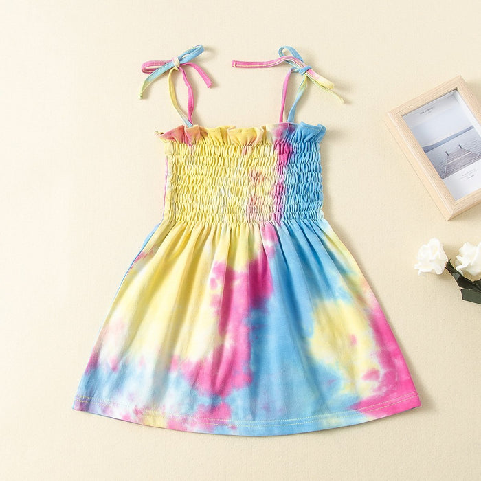 Suspender color princess skirt sleeveless Strapless skirt