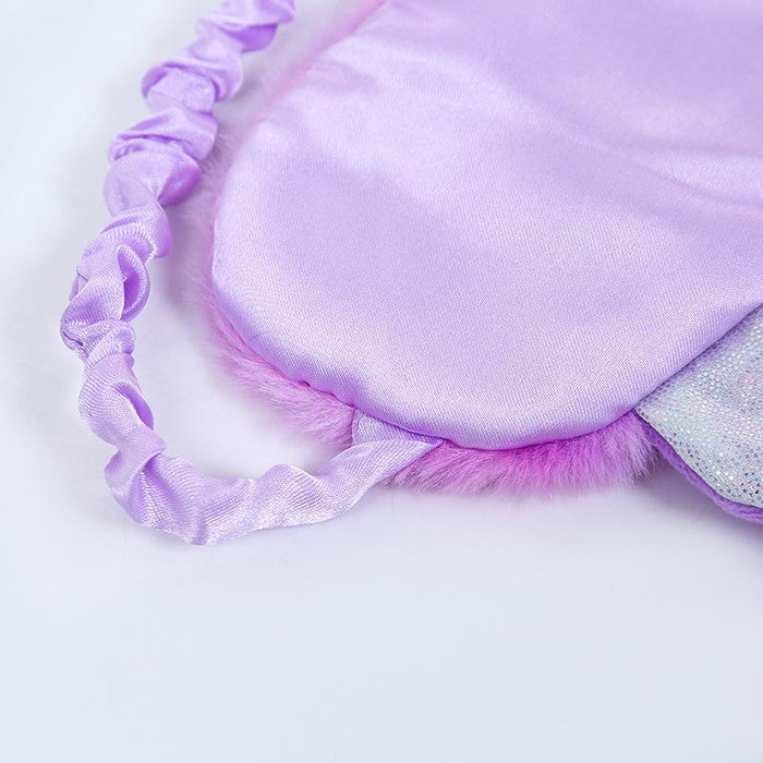 Cartoon Cute Plush Shading Unicorn Blindfold Eye Mask