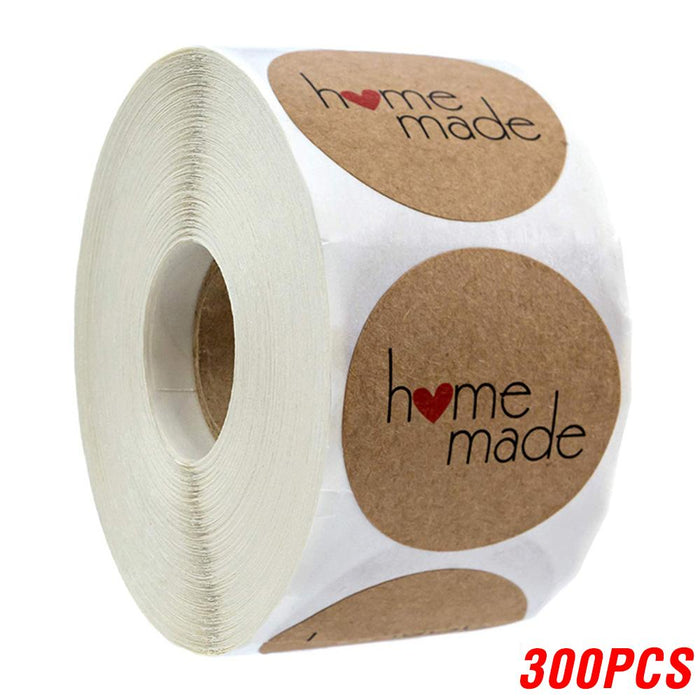 100-500pcs Vintage Kraft Paper Scrapbook Gift Stickers