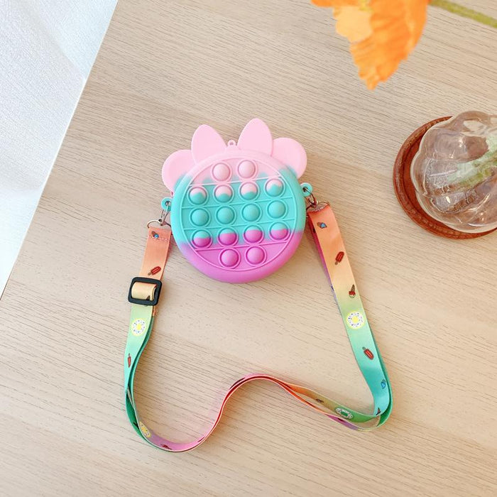 Bag Fingertip Crossbody Bag Bubble Decompression Toy Backpack