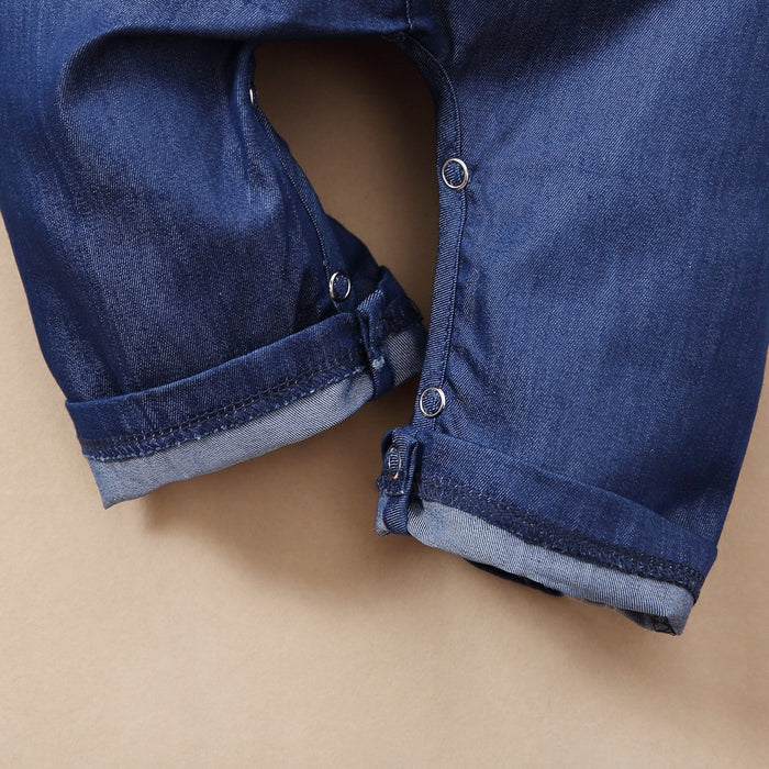 Gentleman fake two piece patchwork khat