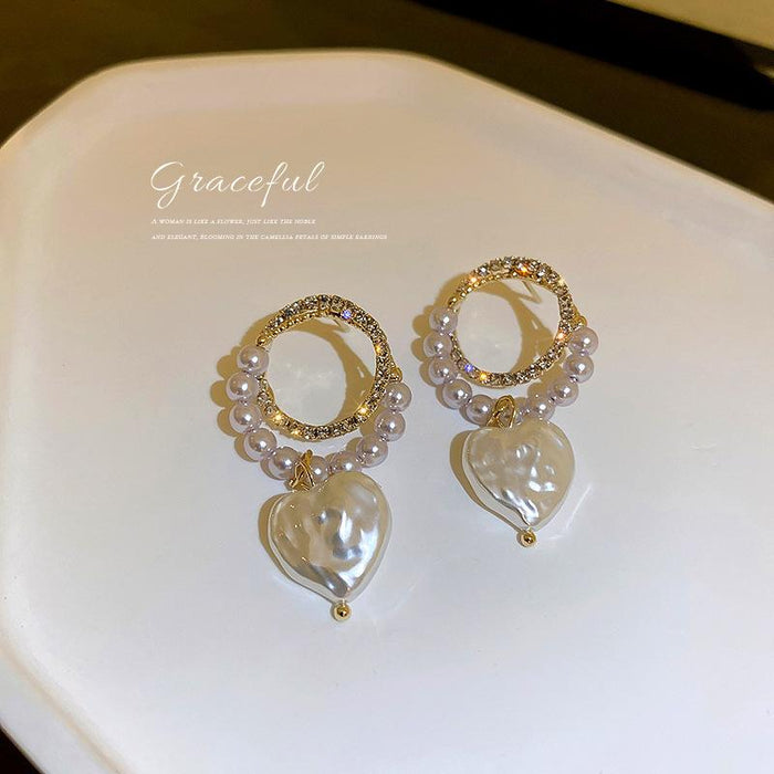 New Fashion Simple Women's Love Pendant Earrings