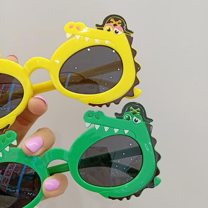 Cute Cartoon Pirate Crocodile Children's Sunglasses