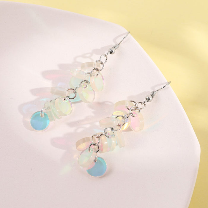 Fashionable All-match Clear Acrylic Earrings