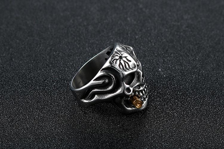 Domineering Skull Stainless Steel Ring