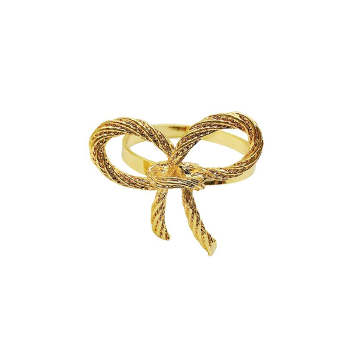 High-quality Cute Bow Pattern Napkin Ring For Bar Christmas Decoration