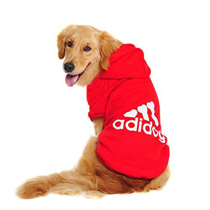 Winter Dog Clothing Adidog Sports Hoodie