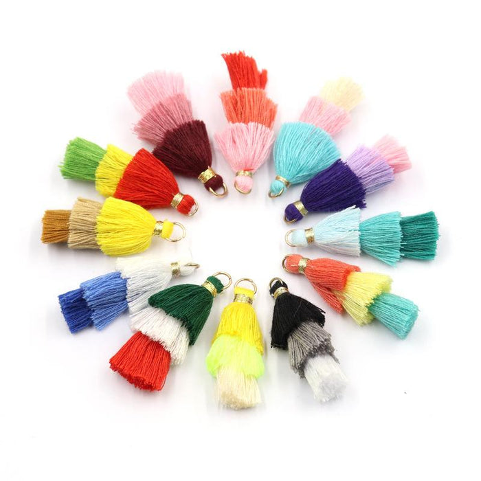 100 Pieces Three-layer Handmade Diy Tassel Pendant