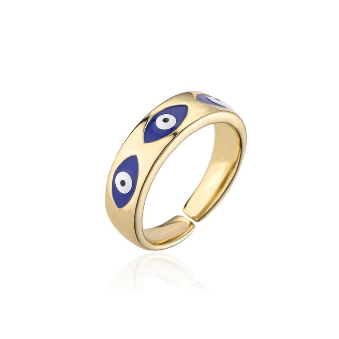 New Fashion Personality Devil's Eye Opening Ring