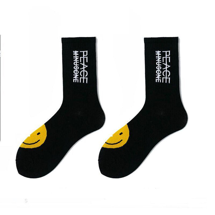 Funny Men Hip Hop Skeleton Socks