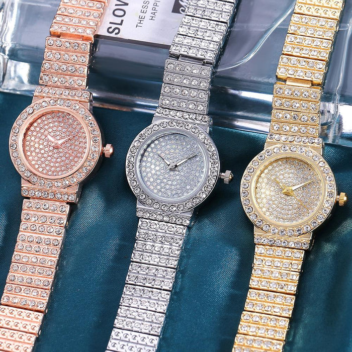 New Stainless Steel Women Wristwatch Quartz Fashion Casual Clock  LLZ22210