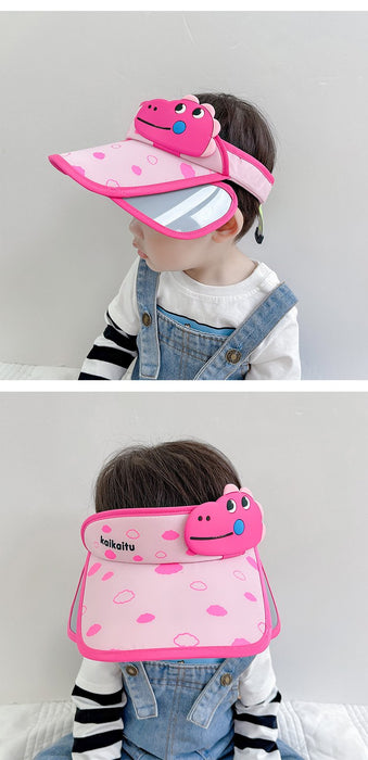 Summer Flapper Wide-brimmed Children's Cartoon Dinosaur Empty Top Hat