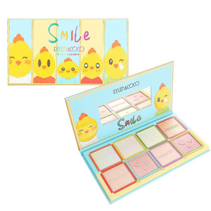 8-colour high gloss powder brightening and repairing disk