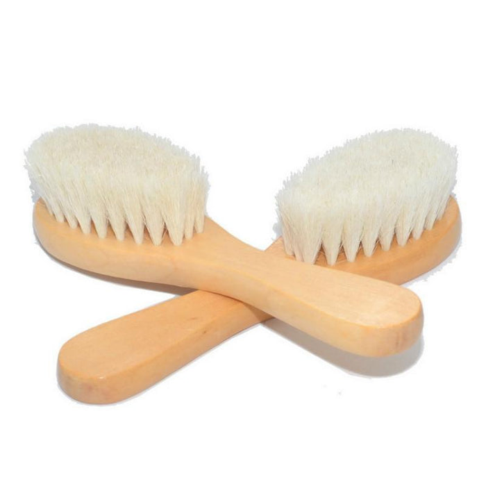 Baby Care Pure Natural Wool Wooden Brush Comb