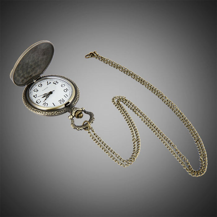 Motorcycle Bronze Pocket Watch