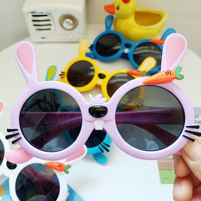 Cute Little Rabbit Silicone Cartoon Children's Sunglasses